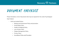 Checklist Preview